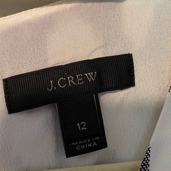 JCrew Silk lined Patterned Dress, Size 12 - Picture 2 of 5